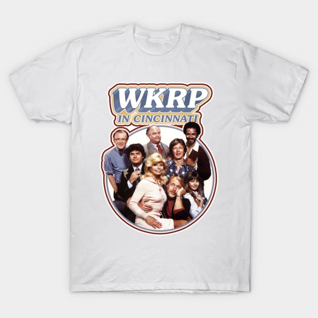 Join the Cast of WKRP in Cincinatti! T-Shirt by Xanaduriffic